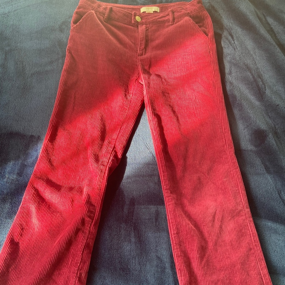 Burgundy corduroy pants/Forever 21 Girls